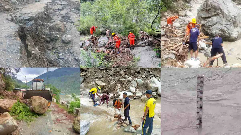 दरकते पहाड़… थमी केदारनाथ यात्रा, 113 सड़कें बंद – उत्तराखंड में तबाही का ट्रेलर