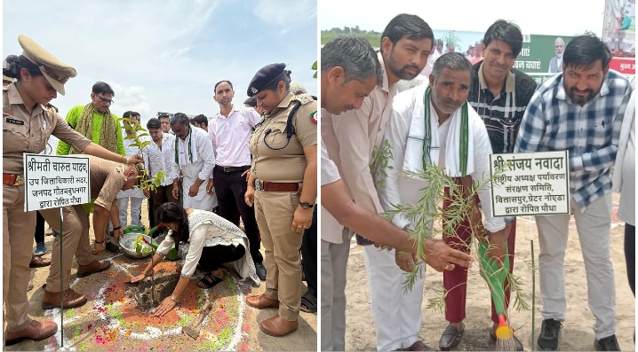 वृक्षारोपण महाअभियान 2025: “एक पेड़ माँ के नाम” थीम के साथ धनौरी वेटलैंड परिसर में 50 हजार पौधे रोपे गए