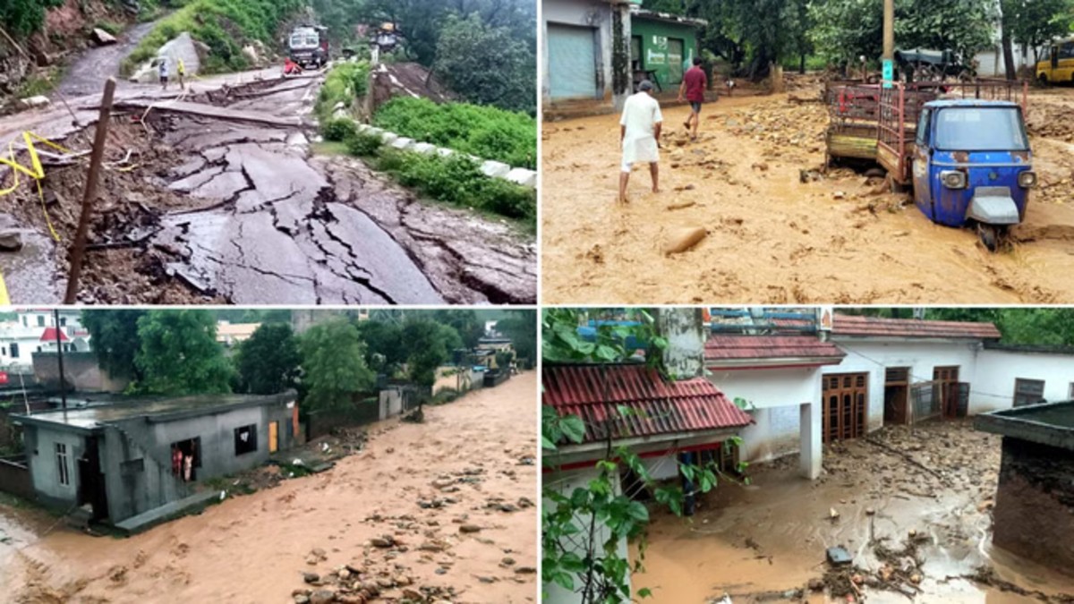 जम्मू-कश्मीर में भारी बारिश: कठुआ हाईवे बंद, अगले 72 घंटे बादल फटने और भूस्खलन का अलर्ट