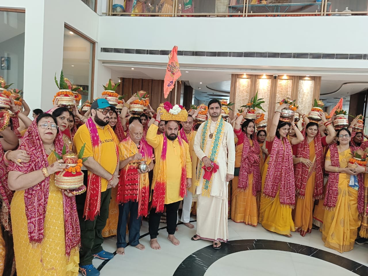 पूर्वांचल रॉयल सिटी सेंटर में श्रीमद्भागवत कथा महोत्सव का शुभारंभ