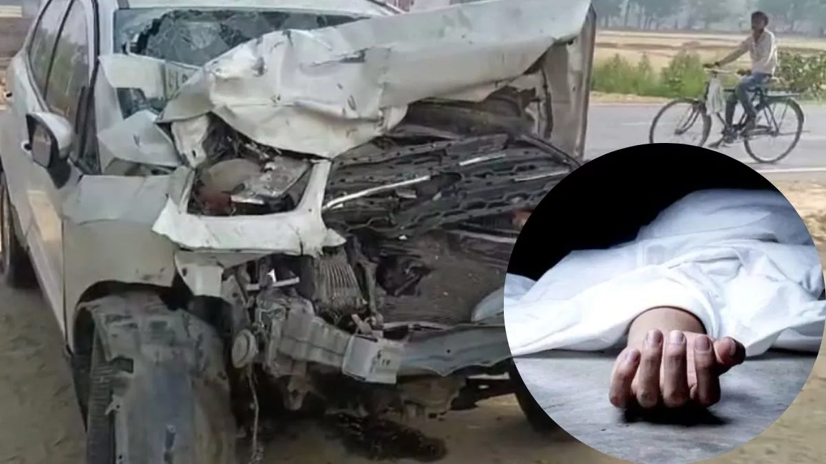 डंपर में पीछे से टकराई कार, एक युवक की मौत एक घायल