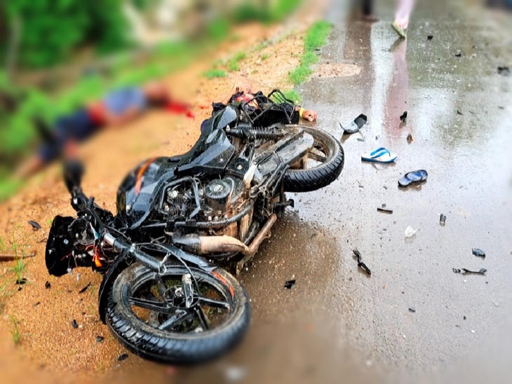 बाइक की टक्कर से नारियल पानी बेचने वाले की मौत