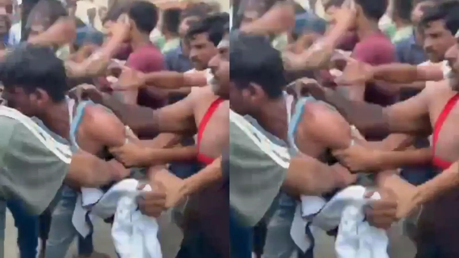 भीड़ ने पार्क में मासूम बच्ची के साथ हरकत करने वाले युवक को दबोचा