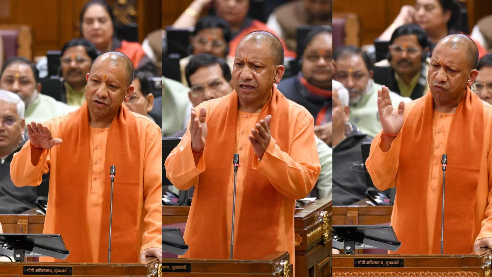 यूपी विधानसभा में सीएम योगी के 12 बड़े बयान, कानून-व्यवस्था से लेकर बेटियों की सुरक्षा तक